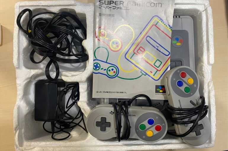 LINE_ALBUM_スーパーファミコン 箱あり 説明書あり_220128